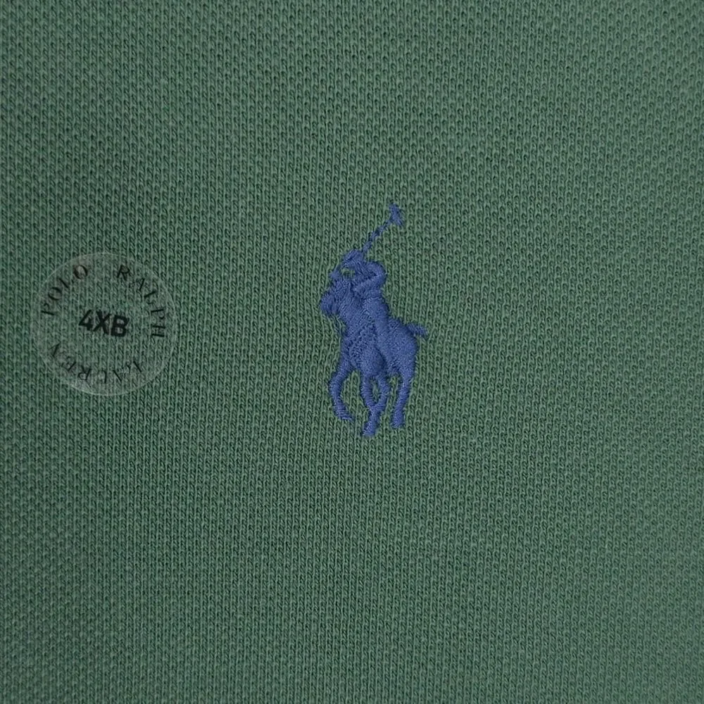 POLO RALPH LAUREN New Men Polo Shirt Green 4XB Tall 100% Cotton Classic Fit Mesh